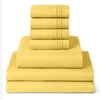 image:imageMellanni Queen Sheet Set  6Piece Iconic Collection Bedding  Including 4 Pillowcases 16Inch Deep Pocket Easy Care Extra Soft Cooling Sheets Brushed Microfiber  Blush Pink1182 Yellow