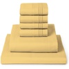 image:imageMellanni Queen Sheet Set  6Piece Iconic Collection Bedding  Including 4 Pillowcases 16Inch Deep Pocket Easy Care Extra Soft Cooling Sheets Brushed Microfiber  Blush Pink1182 Yellow