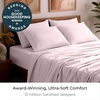 image:imageMellanni Queen Sheet Set  6Piece Iconic Collection Bedding  Including 4 Pillowcases 16Inch Deep Pocket Easy Care Extra Soft Cooling Sheets Brushed Microfiber  White1172 Blush Pink