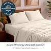 image:imageMellanni Queen Sheet Set  6Piece Iconic Collection Bedding  Including 4 Pillowcases 16Inch Deep Pocket Easy Care Extra Soft Cooling Sheets Brushed Microfiber  White1128 Golden Ivory