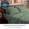 image:imageMellanni Queen Sheet Set  6Piece Iconic Collection Bedding  Including 4 Pillowcases 16Inch Deep Pocket Easy Care Extra Soft Cooling Sheets Brushed Microfiber  Blush Pink1436 Sage
