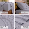 image:imageMellanni Queen Sheet Set  6Piece Iconic Collection Bedding  Including 4 Pillowcases 16Inch Deep Pocket Easy Care Extra Soft Cooling Sheets Brushed Microfiber  White1335 Lavender