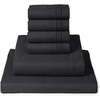 image:imageMellanni Queen Sheet Set  6Piece Iconic Collection Bedding  Including 4 Pillowcases 16Inch Deep Pocket Easy Care Extra Soft Cooling Sheets Brushed Microfiber  White1990 Black