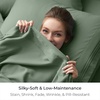 image:imageMellanni Queen Size Flat Sheet  Iconic Collection Bedding  Hotel Luxury Extra Soft Cooling  Wrinkle Fade Stain Resistant  1 Flat Sheet Only Queen White1436 Sage