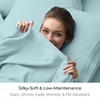 image:imageMellanni Queen Size Flat Sheet  Iconic Collection Bedding  Hotel Luxury Extra Soft Cooling  Wrinkle Fade Stain Resistant  1 Flat Sheet Only Queen White1523 Aqua