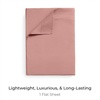 image:imageMellanni Queen Size Flat Sheet  Iconic Collection Bedding  Hotel Luxury Extra Soft Cooling  Wrinkle Fade Stain Resistant  1 Flat Sheet Only Queen White1620 Coral