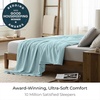 image:imageMellanni Queen Size Flat Sheet  Iconic Collection Bedding  Hotel Luxury Extra Soft Cooling  Wrinkle Fade Stain Resistant  1 Flat Sheet Only Queen White1523 Aqua