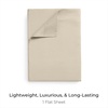 image:imageMellanni Queen Size Flat Sheet  Iconic Collection Bedding  Hotel Luxury Extra Soft Cooling  Wrinkle Fade Stain Resistant  1 Flat Sheet Only Queen White1811 Beige