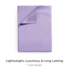 image:imageMellanni Queen Size Flat Sheet  Iconic Collection Bedding  Hotel Luxury Extra Soft Cooling  Wrinkle Fade Stain Resistant  1 Flat Sheet Only Queen White1355 Violet