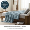 image:imageMellanni Queen Size Flat Sheet  Iconic Collection Bedding  Hotel Luxury Extra Soft Cooling  Wrinkle Fade Stain Resistant  1 Flat Sheet Only Queen White1582 Spa Blue