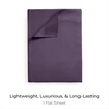 image:imageMellanni Queen Size Flat Sheet  Iconic Collection Bedding  Hotel Luxury Extra Soft Cooling  Wrinkle Fade Stain Resistant  1 Flat Sheet Only Queen White1951 Purple