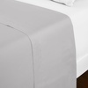 image:imageMellanni Queen Size Flat Sheet  Iconic Collection Bedding  Hotel Luxury Extra Soft Cooling  Wrinkle Fade Stain Resistant  1 Flat Sheet Only Queen White1363 Light Gray