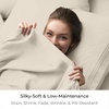 image:imageMellanni Queen Size Flat Sheet  Iconic Collection Bedding  Hotel Luxury Extra Soft Cooling  Wrinkle Fade Stain Resistant  1 Flat Sheet Only Queen White1128 Golden Ivory