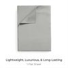image:imageMellanni Queen Size Flat Sheet  Iconic Collection Bedding  Hotel Luxury Extra Soft Cooling  Wrinkle Fade Stain Resistant  1 Flat Sheet Only Queen White1283 Spa Mint