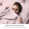 image:imageMellanni Queen Size Flat Sheet  Iconic Collection Bedding  Hotel Luxury Extra Soft Cooling  Wrinkle Fade Stain Resistant  1 Flat Sheet Only Queen White1172 Blush Pink