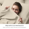 image:imageMellanni Queen Size Flat Sheet  Iconic Collection Bedding  Hotel Luxury Extra Soft Cooling  Wrinkle Fade Stain Resistant  1 Flat Sheet Only Queen White1811 Beige