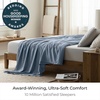 image:imageMellanni Queen Size Flat Sheet  Iconic Collection Bedding  Hotel Luxury Extra Soft Cooling  Wrinkle Fade Stain Resistant  1 Flat Sheet Only Queen White1572 Blue Hydrangea