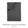 image:imageMellanni Queen Size Flat Sheet  Iconic Collection Bedding  Hotel Luxury Extra Soft Cooling  Wrinkle Fade Stain Resistant  1 Flat Sheet Only Queen White1393 Gray