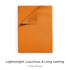 image:imageMellanni Queen Size Flat Sheet  Iconic Collection Bedding  Hotel Luxury Extra Soft Cooling  Wrinkle Fade Stain Resistant  1 Flat Sheet Only Queen White1651 Persimmon