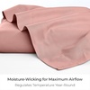 image:imageMellanni Queen Size Flat Sheet  Iconic Collection Bedding  Hotel Luxury Extra Soft Cooling  Wrinkle Fade Stain Resistant  1 Flat Sheet Only Queen White1620 Coral