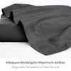 image:imageMellanni Queen Size Flat Sheet  Iconic Collection Bedding  Hotel Luxury Extra Soft Cooling  Wrinkle Fade Stain Resistant  1 Flat Sheet Only Queen White1393 Gray
