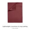 image:imageMellanni Queen Size Flat Sheet  Iconic Collection Bedding  Hotel Luxury Extra Soft Cooling  Wrinkle Fade Stain Resistant  1 Flat Sheet Only Queen White1751 Brick Red