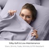 image:imageMellanni Queen Size Flat Sheet  Iconic Collection Bedding  Hotel Luxury Extra Soft Cooling  Wrinkle Fade Stain Resistant  1 Flat Sheet Only Queen White1334 Lavender