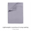 image:imageMellanni Queen Size Flat Sheet  Iconic Collection Bedding  Hotel Luxury Extra Soft Cooling  Wrinkle Fade Stain Resistant  1 Flat Sheet Only Queen White1334 Lavender