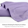 image:imageMellanni Queen Size Flat Sheet  Iconic Collection Bedding  Hotel Luxury Extra Soft Cooling  Wrinkle Fade Stain Resistant  1 Flat Sheet Only Queen White1355 Violet