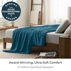 image:imageMellanni Queen Size Flat Sheet  Iconic Collection Bedding  Hotel Luxury Extra Soft Cooling  Wrinkle Fade Stain Resistant  1 Flat Sheet Only Queen White1455 Teal