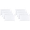 image:imageMellanni Pillow Cases Set  4 PC Iconic Collection Pillowcases  Hotel Luxury Extra Soft Cooling Pillow Covers  Wrinkle Fade Stain ResistantStandardQueen 20 x 30 Light Gray1102 White