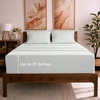 image:imageMellanni Queen Sheet Set  6Piece Iconic Collection Bedding  Including 4 Pillowcases 16Inch Deep Pocket Easy Care Extra Soft Cooling Sheets Brushed Microfiber  Blush Pink1126 Ivory
