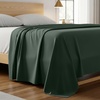 image:imageMellanni Queen Size Flat Sheet  Iconic Collection Bedding  Hotel Luxury Extra Soft Cooling  Wrinkle Fade Stain Resistant  1 Flat Sheet Only Queen White1447 Emerald Green