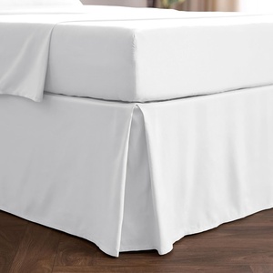 image:imageMellanni Bed Skirt Queen Size  Tailored Drop Bed Skirting  15Inch Pleated Dust Ruffle  Hotel Luxury Bedding  Wrinkle Fade Stain Resistant  1 Bedskirt Queen White1102 White