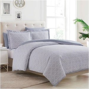 image:imageMellanni Duvet Cover Set  5 PC Iconic Collection Bedding Set  Hotel Luxury Extra Soft amp Cooling  Microfiber  Button Closure and Corner Ties Queen White8561 Laced Sky Blue