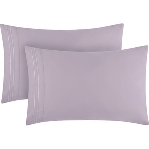 image:imageMellanni Pillow Cases  Luxury Extra Soft  Cooling Pillow Covers  2 PC Iconic Collection Pillowcases  Envelope Closure StandardQueen 20 x 30 White1335 Lavender