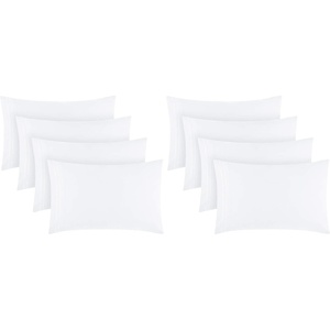 image:imageMellanni Pillow Cases Set  4 PC Iconic Collection Pillowcases  Hotel Luxury Extra Soft Cooling Pillow Covers  Wrinkle Fade Stain ResistantStandardQueen 20 x 30 Light Gray1102 White