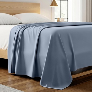 image:imageMellanni Queen Size Flat Sheet  Iconic Collection Bedding  Hotel Luxury Extra Soft Cooling  Wrinkle Fade Stain Resistant  1 Flat Sheet Only Queen White1572 Blue Hydrangea