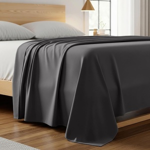 image:imageMellanni Queen Size Flat Sheet  Iconic Collection Bedding  Hotel Luxury Extra Soft Cooling  Wrinkle Fade Stain Resistant  1 Flat Sheet Only Queen White1393 Gray