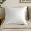 image:imageMellanni Pure Silk Pillowcase Queen Size  Perfect for Hair and Skin  Preventing Wrinkles  Easy Care  Naturally Cooling Silk Pillow Cover with Hidden Zipper Queen WhiteWhite