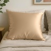 image:imageMellanni Pure Silk Pillowcase Queen Size  Perfect for Hair and Skin  Preventing Wrinkles  Easy Care  Naturally Cooling Silk Pillow Cover with Hidden Zipper Queen WhiteGold