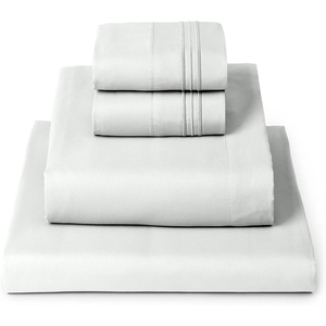 image:imageMellanni Iconic 4Piece Ultra Soft Sheet Set King Ivory  10M Sleepers Labtested Sleeps Cool Stays Bright Strong Smooth Good Housekeeping Best Bedding 7 yrs running