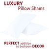 image:imageMellanni Pillow Shams Set  2 PC Iconic Collection1102 White