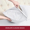 image:imageMellanni Iconic 4Piece Ultra Soft Sheet Set Queen Brown1102 White