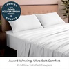 image:imageMellanni Iconic 4Piece Ultra Soft Sheet Set Queen Brown1102 White