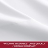 image:imageMellanni Iconic 4Piece Ultra Soft Sheet Set Queen Brown1102 White