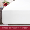 image:imageMellanni Iconic 4Piece Ultra Soft Sheet Set Queen Brown1102 White