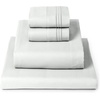 image:imageMellanni Iconic 4Piece Ultra Soft Sheet Set Queen Brown1126 Ivory