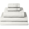 image:imageMellanni Iconic 4Piece Ultra Soft Sheet Set Queen Brown1126 Ivory