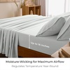 image:imageMellanni Iconic 4Piece Ultra Soft Sheet Set Queen Brown1126 Ivory